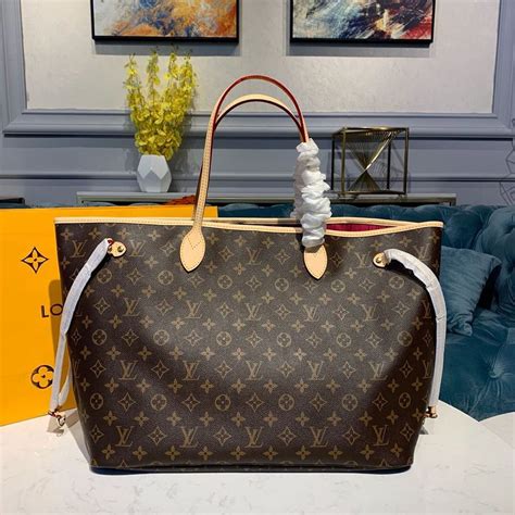 lv m41180|LOUIS VUITTON LV GHW Neverfull GM Large Tote Bag M41180 .